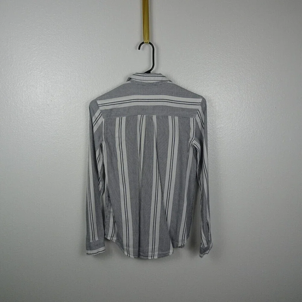 Clearance!💎5/$25 ABERCROMBIE Kids Girls Button Down Shirt Top Stripes 13/14